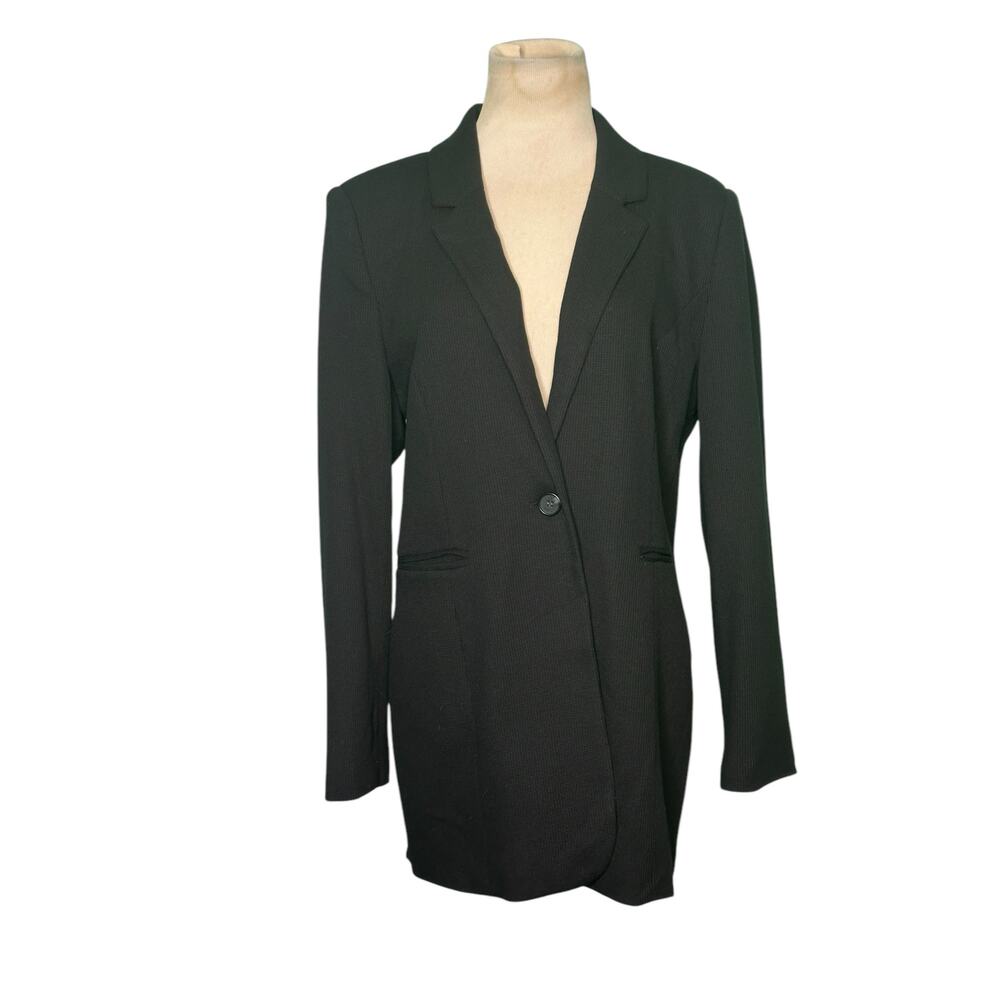 Court & Rowe black one buttoned blazer size Large